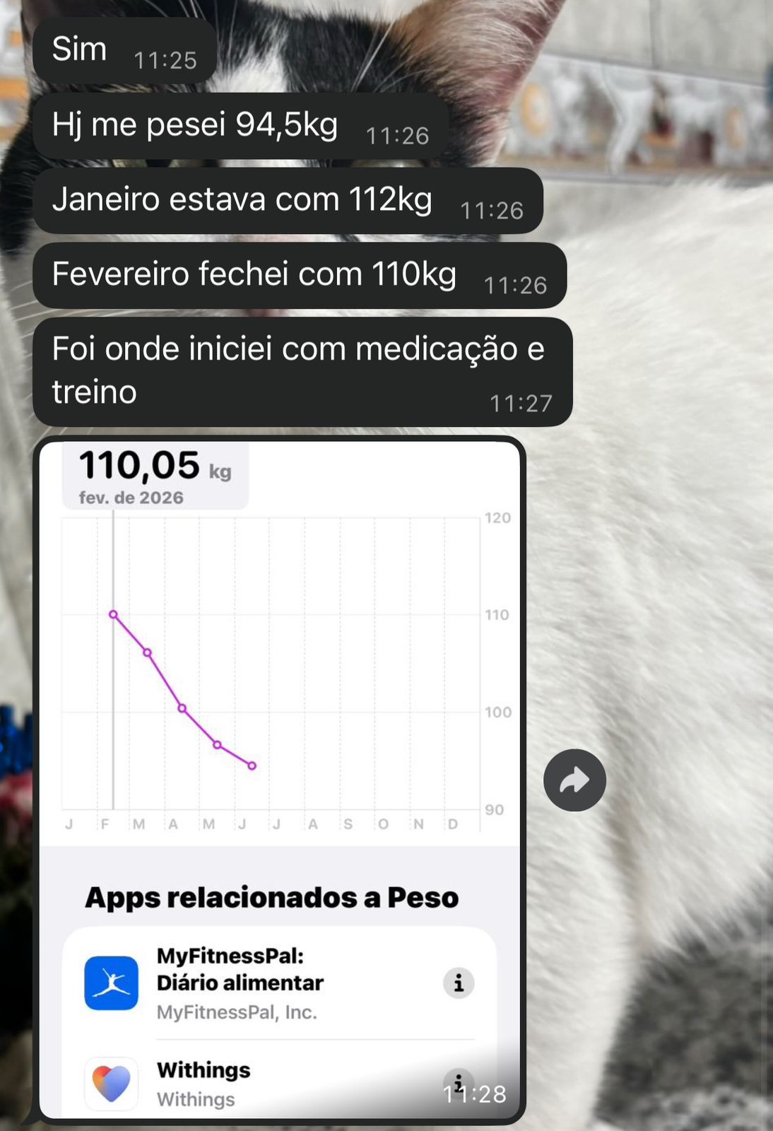 Depoimento com evolução e resultados no treino